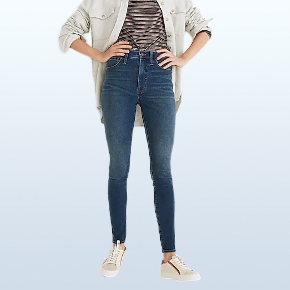 ⚜️Designer: Madewell 10" High-Rise Roadtripper Jeans in Playford Wash, Size 26” - Picture 10 of 12